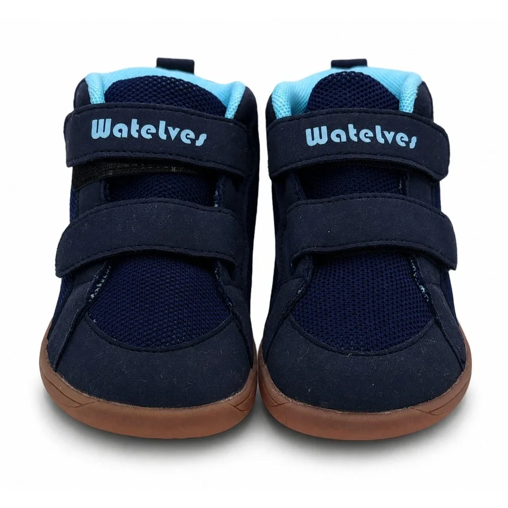 WateLves Wide Barefoot Toddler 10C Blue Zero Drop Minimalist Walking‎ Shoes Kids